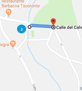 Rotonda Santa Catalina hasta calle El Durazno en mapa