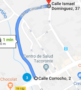 De la rotonda Quinto Centenario a la calle Ismael Domínguez en mapa