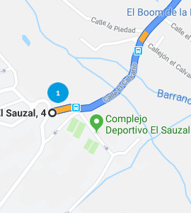 Calle Calvario hasta Ismael Domínguez en mapa